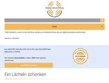 Tablet Screenshot of andreas-gaertner-stiftung.de